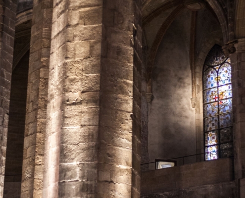 Ventanal de la Catedral de Barcelona